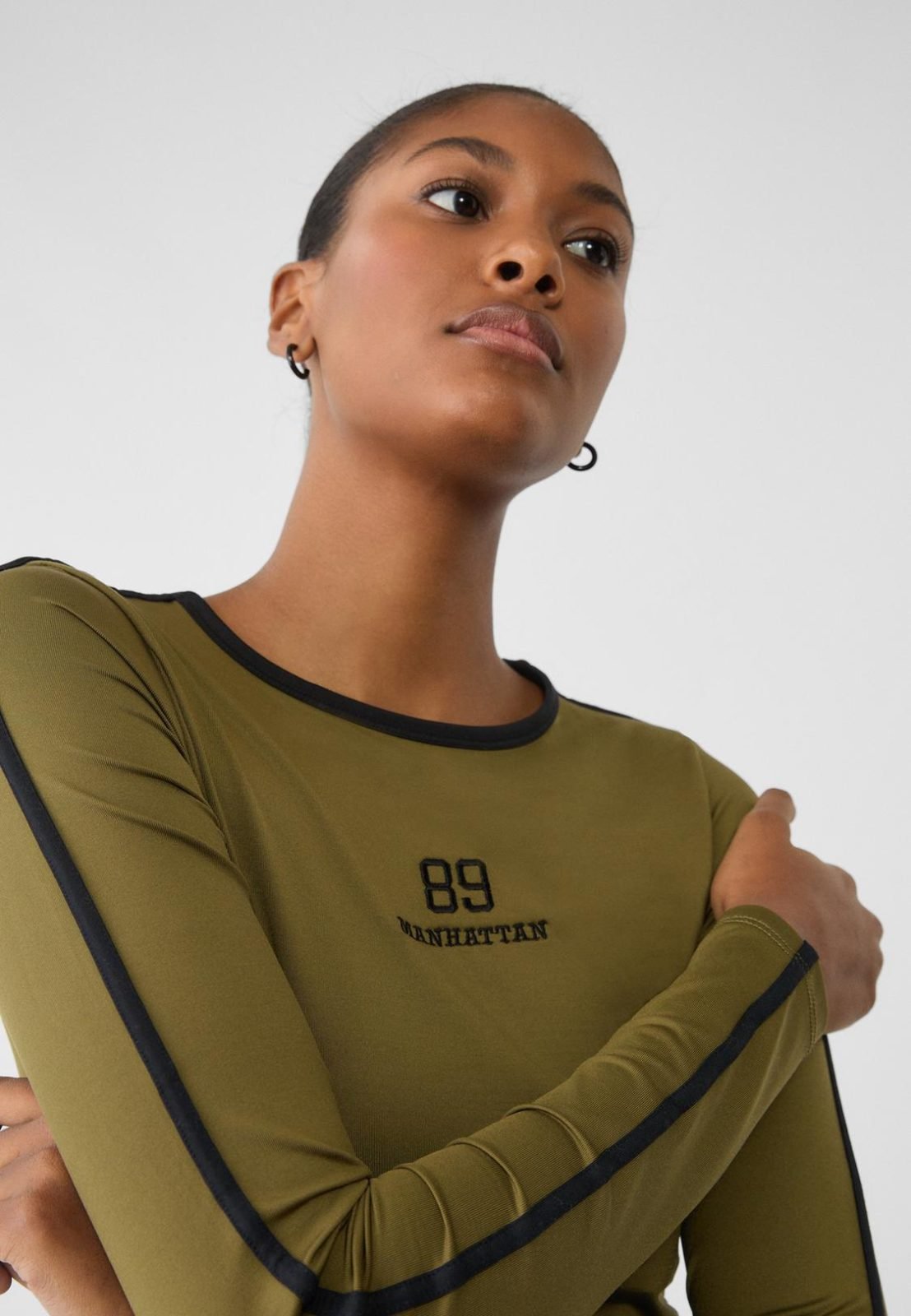 STRIPED PONCHO IN COTTON TOWELLING